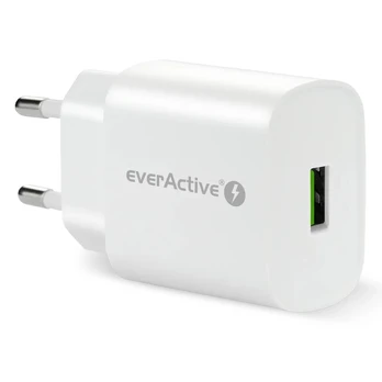 PHONE CHARGER 1X USB 18 W QC 3.0 WHITE
