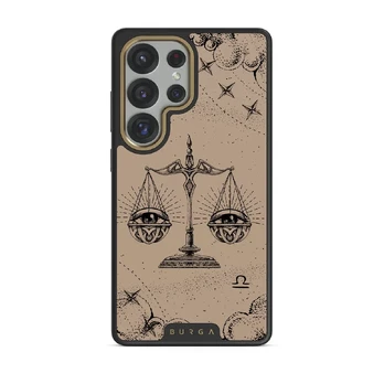 Libra - Samsung Galaxy S25 Ultra Case, Elite Dark (Magnetic) / Gold / Beige