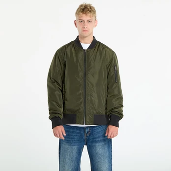 Urban Classics 2-Tone Bomber Jacket Green - Dydis S (tb1446 green Striukės)