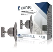 Objektyvas Konig KNM-SM10 Audio System Wall Mount Bracket (2 pcs.)