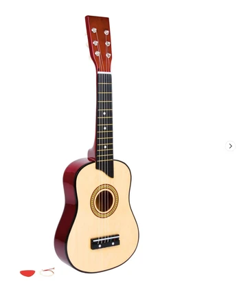 Vaikiška medinė gitara