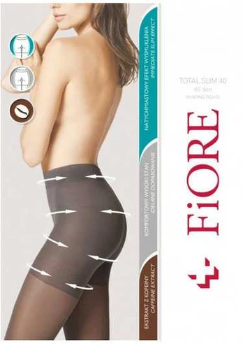 Fiore Pėdkelnės Total Slim 40 M5207 - smėlio