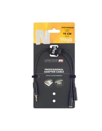 Laidas-šakotuvas stereo mini jack/m-2x stereo mini jack/f Stagg