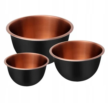 3 nerūdijančio plieno dubenų rinkinys Klausberg Kb-7394