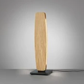 "Quitani Persida" LED stalinė lempa, aukštis 50 cm, ąžuolas, 2 700 K