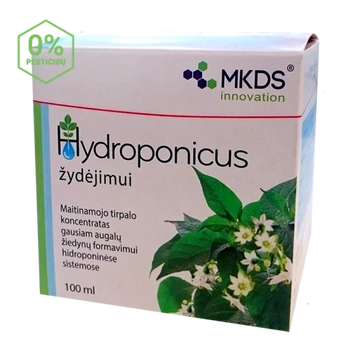 Hydroponicus tirpalas gausiam augalų žydėjimui, 100 ml