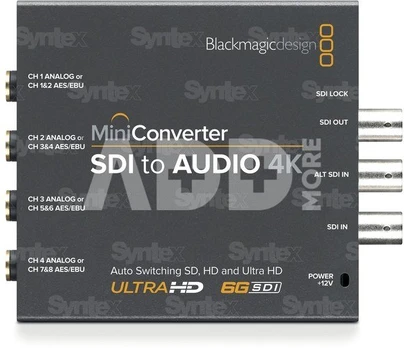 Mini Converter SDI to Audio 4K