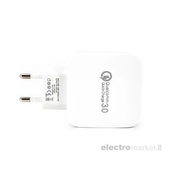 Įkroviklis adapteris buitinis Qualcomm 3.0 220v - 3USB 5A
