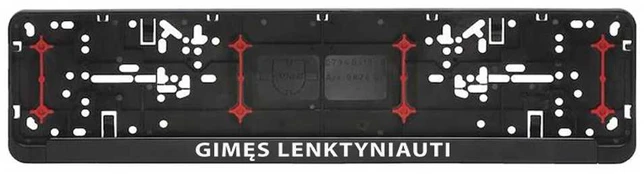 Automobilio numerių rėmelis "Gimęs lenktyniauti"
