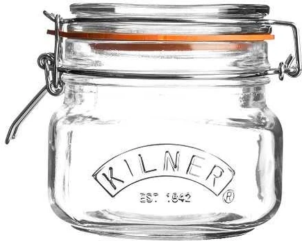 Kilner Rayware Group KIL-Jar 0,5 l Square Clip Top Stiklainis