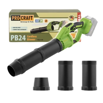 Akumuliatorinis lapų pūstuvas Procraft PB24, 20 V, (be akum. ir krov.)