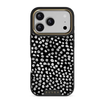 Night Sky - Dotted iPhone 17 Pro Case, Elite Dark (MagSafe) / Gold