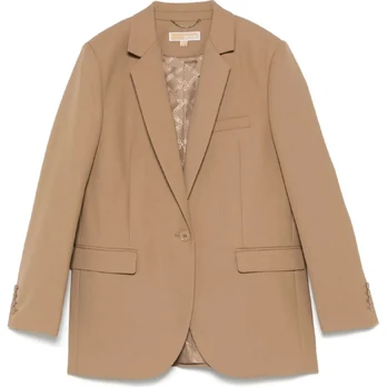 Švarkas moterims, Ruda, 1 bttn mensy blazer