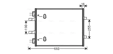 Kondicionieriaus radiatorius OL5480 AVA