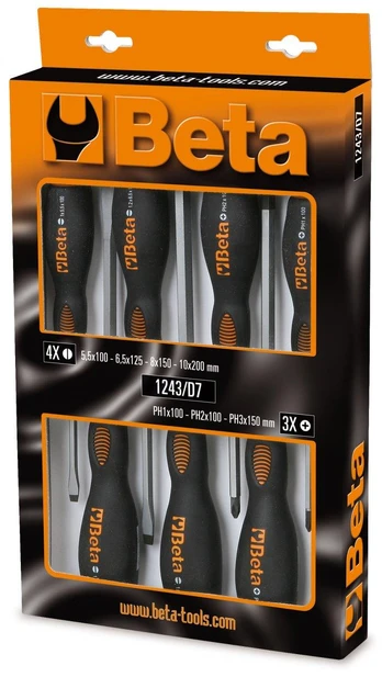 Beta Tools BETA SUKTUČIŲ RINKINYS 7 vnt. / 1243 / D7