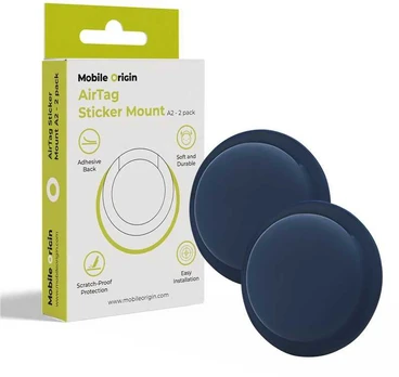 Dėklas Blue Mobile Origin Airtag Sticker Mount A2 - 2 pack, mėlynas