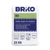 Klijai plytelių Briko B3 Plus, 25 kg kaina