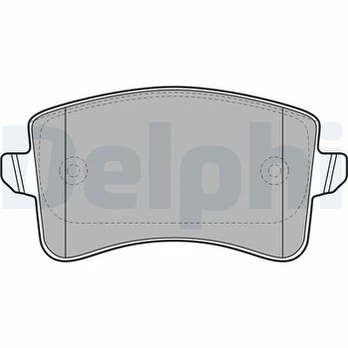 DELPHI LP2106 Brake pad set