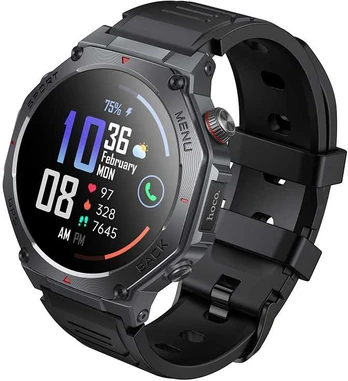 Išmanusis laikrodis Hoco 1,43" AMOLED GPS with call function Y37 juodas