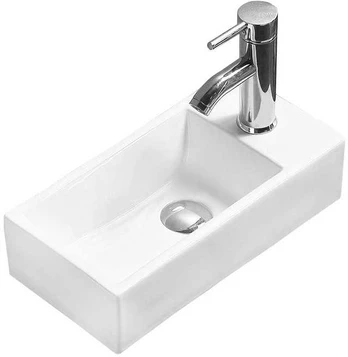 Praustuvas Mexen Inez, Left, 45 x 25 cm, Baltas