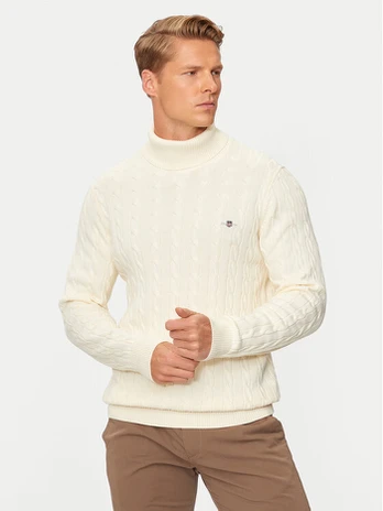 Gant Golfas 8050607 Smėlio Regular Fit
