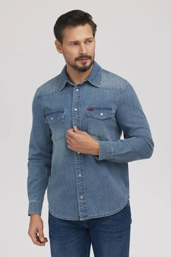 Vyriški marškiniai M IRUN 5025 BLUE