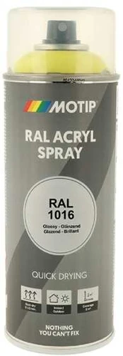 Motip Industri Ral 1016 højglans 400ml