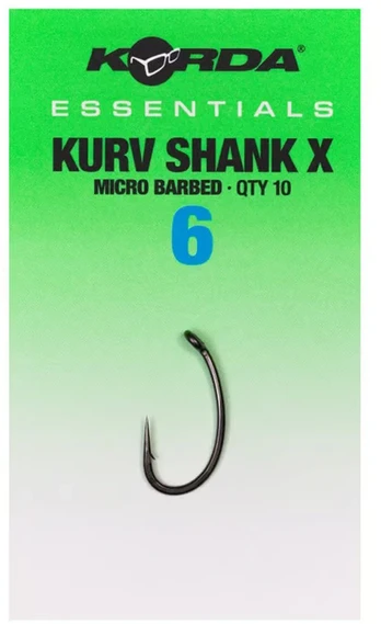 Kabliukai Korda Essentials Kurv X Barbed