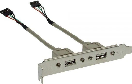 InLine Vadovaukitės 2x USB 2.0 A tipo moteriai (33390)