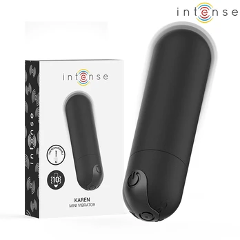 INTENSE Karen Mini Black - Compact USB Rechargeable Multi-Mode Massager