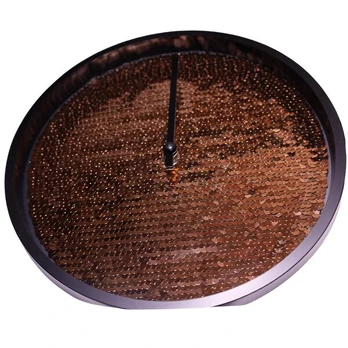 WATCHTIME sieninis laikrodis 25 cm, bronzos - sidabro spalvos