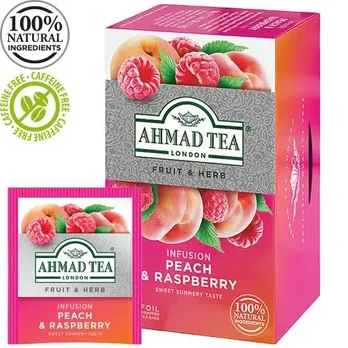 Ahmad Persikų ir aviečių arbata 20pak.