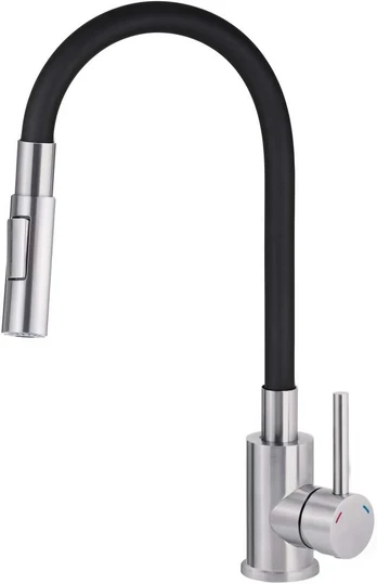 Virtuvinis maišytuvas Deante Luno BOC_B740, Nero/Steel