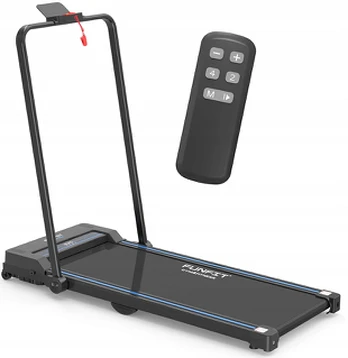 Elektrinis bėgimo takelis Funfit V1 su LCD ekranu, 12 programų, 1–10 km/h, iki 100 kg