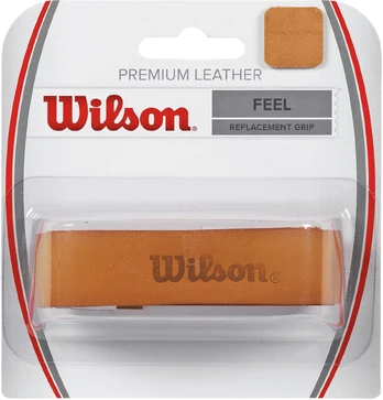 Wilson Premium Leather Grip, ruda oda, 1 vnt