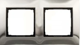 Kontakt-Simon Dvigubas rėmas SIMON54, metalinis, inox - DR2 / 61