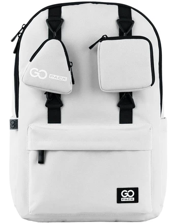 Laisvalaikio kuprinė TEENS, GoPack, 19 L, 720 g, pilkos sp.