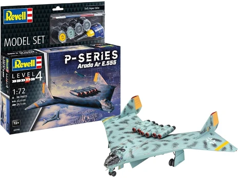 Revell - Arado Ar E.555 - P-Series dovanų komplektas, 1/72, 63790
