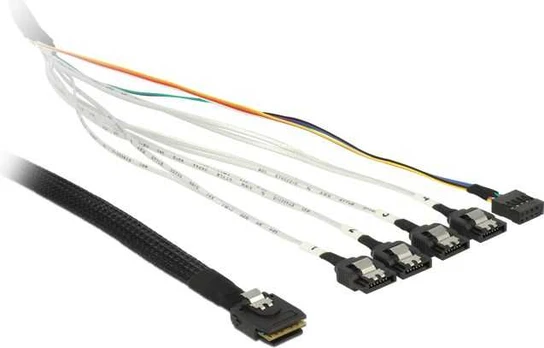 Delock 1m, Juodas (83314)