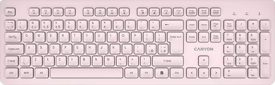 CANYON keyboard HKB-W01 UK/US AAA Wireless Beige