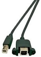 Kabelis USB MicroConnect USB-B - USB-B 1.8 m Žalias (USBABF1PANEL2)