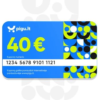 El. Dovanų kuponas, € 40