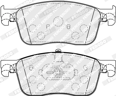 FERODO FVR5119 Brake pad set