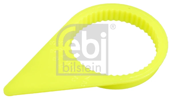 Informacinis antdėklas, 33mm, 1vnt., spalva Geltona