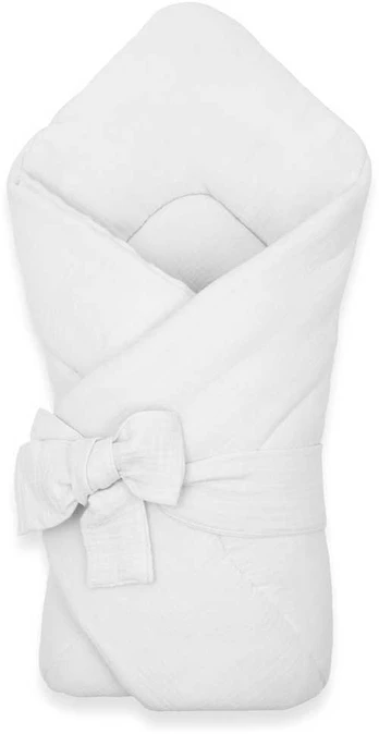 Muslin Lace-up Wrap New Baby baltas