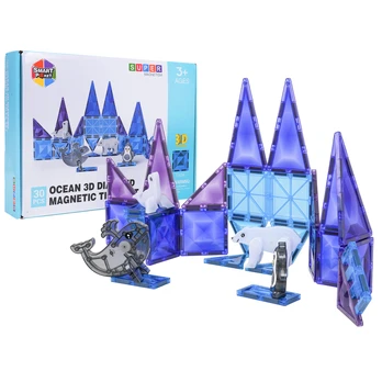 Nauja ICE SNOW statybinių kaladėlių rinkinys 30vnt.