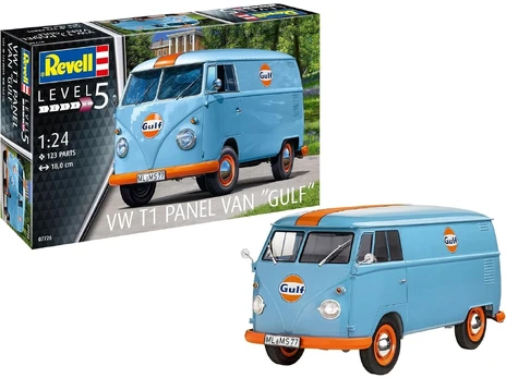 Plastic model VW T1 Panel Van - Gulf Decoration 1/24