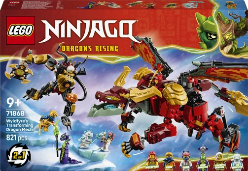 LEGO Ninjago 71868 Wyldfyre transformuojamas drakonas-robotas