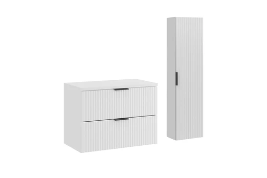 Vonios baldų komplektas COMAD ADW B WHITE 80 cm, balta