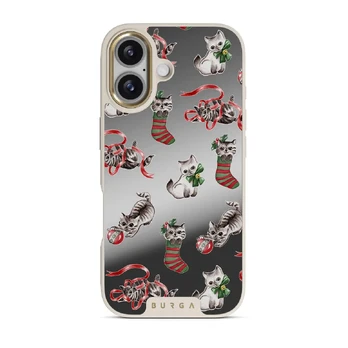 Merry Kitty - iPhone 17 Case, Elite Mirror Light (MagSafe) / Gold